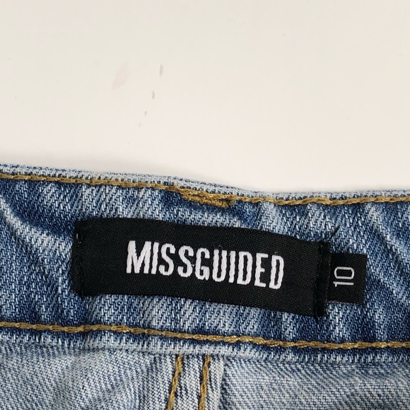 Missguided Distressed Boyfriend Jeans US 6 - Picture 3 of 7